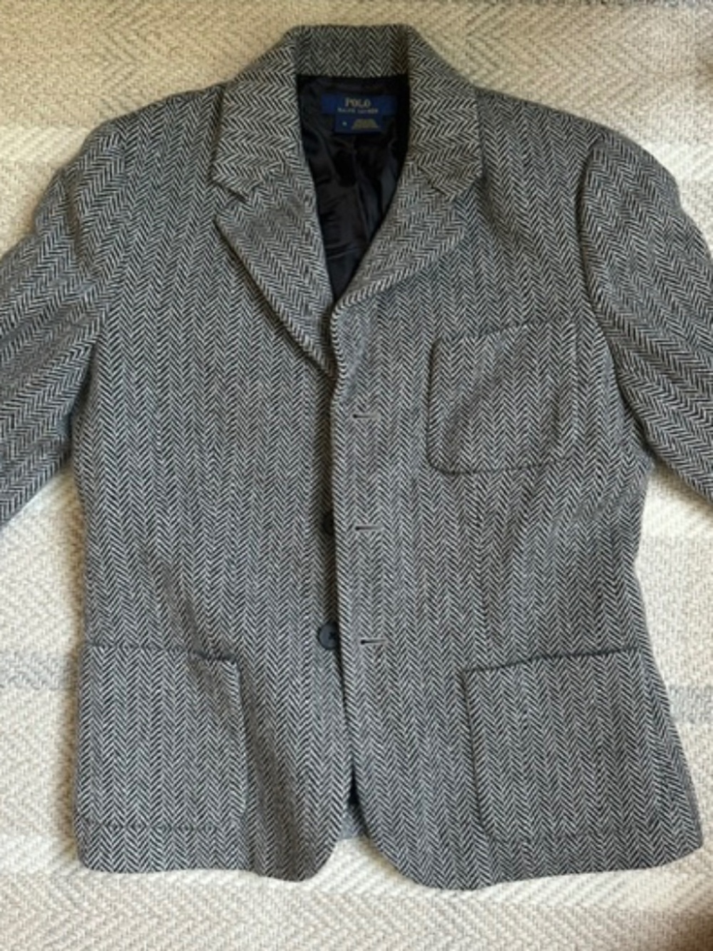Polo Ralph Lauren houndstooth wool blazer size 6